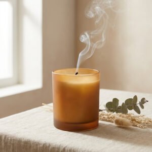 Amber & Oud Candle — AWA Well