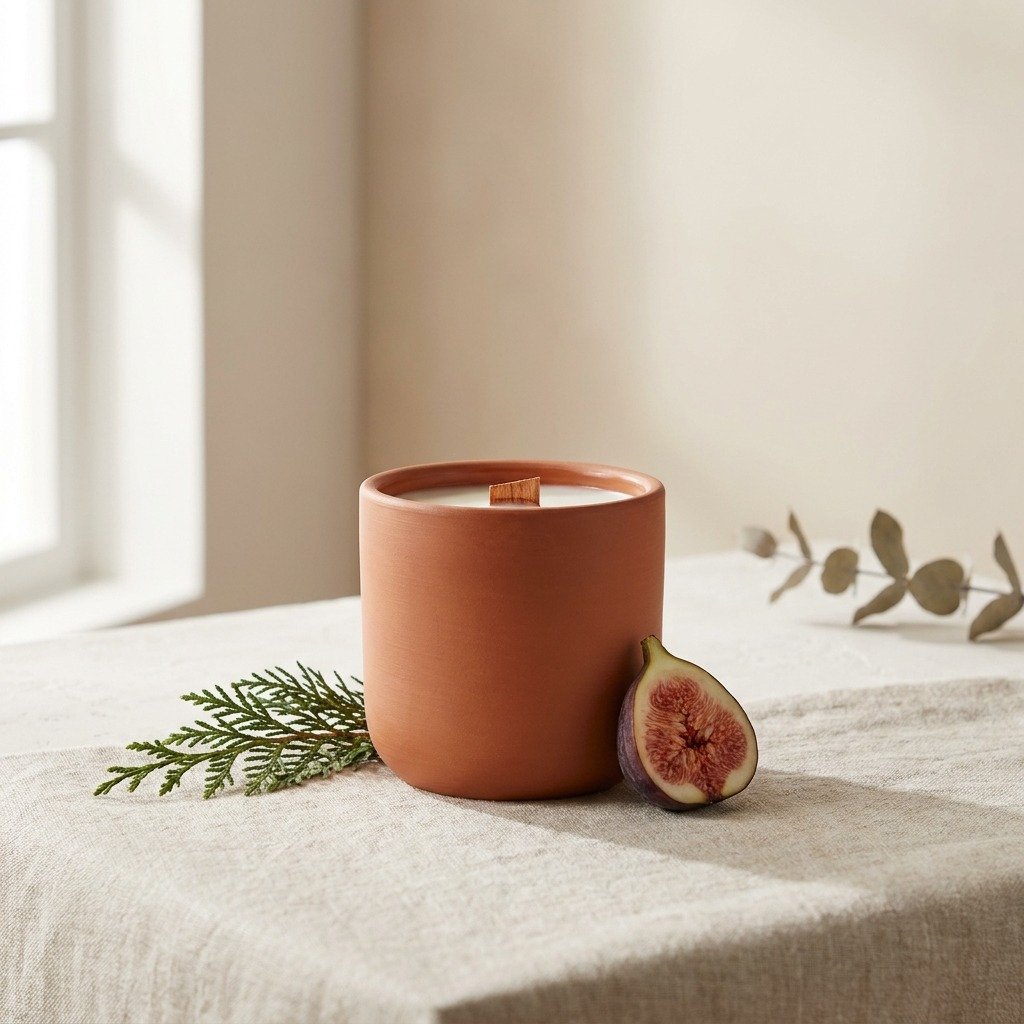 Fig & Cedar Candle — AWA Well