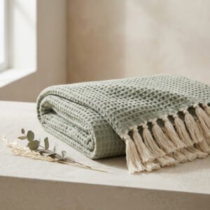 Waffle Cotton Throw — AWA Well